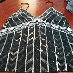 Sm Express sparkle Spaghetti strap